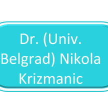 Dr. (Univ. Belgrad) Nikola Krizmanic