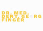 Dr. med. dent. Georg Finger