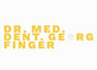 Dr. med. dent. Georg Finger