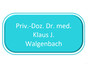 Priv.-Doz. Dr. med. Klaus J. Walgenbach