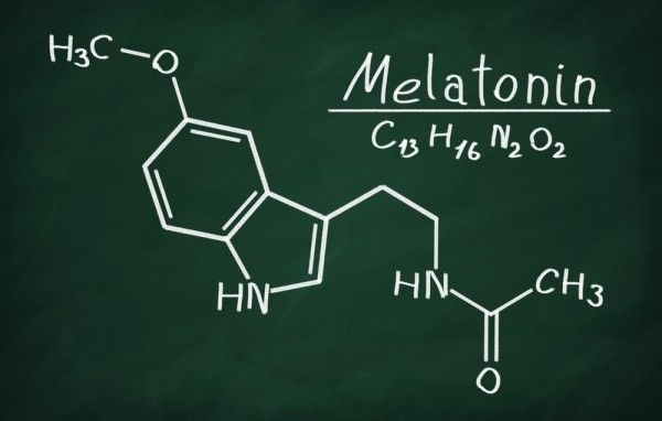 Die Formel von Melatonin ist kompliziert.