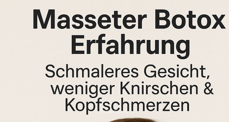 Masseter Botox Hannover – Schlankere Konturen & Entspannung in der glow up clinic hannover