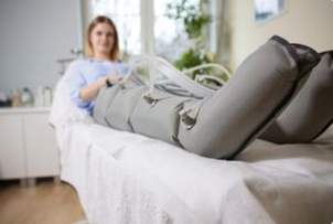 Lymphdrainage mittels Drucktherapie