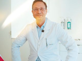 Augenlid Zeichung vor OP