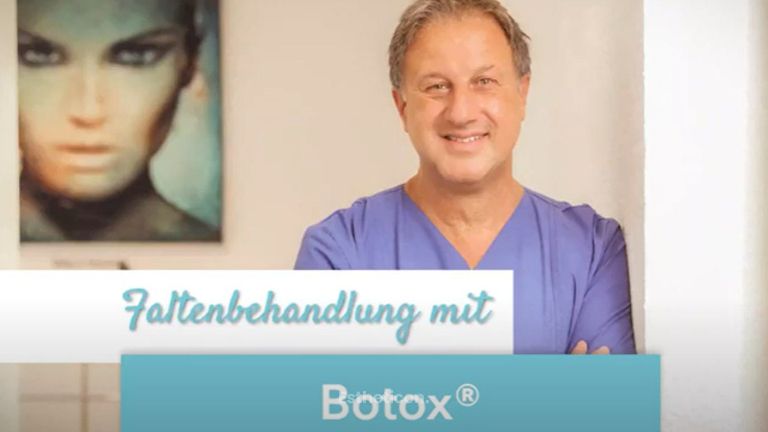 Faltenbehandlung mit Botox gegen Mimikfalten