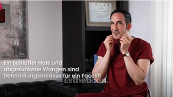 Facelift und Gesichtsstraffung in 30 Sekunden erklärt